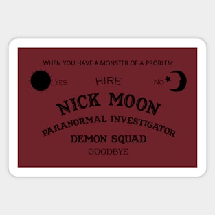 Nick Moon, Paranormal Investigator Magnet